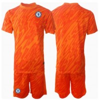Camiseta Chelsea Portero Primera Equipación Replica 2024-25 para niños mangas cortas (+ Pantalones cortos)